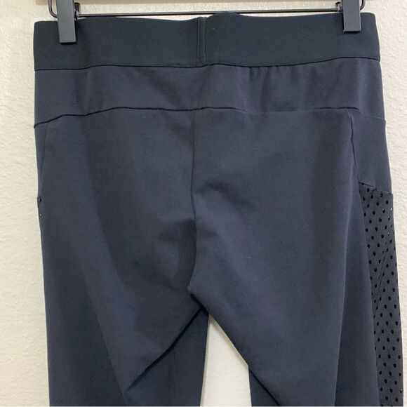 ADIDAS Leggings Women’s Medium Black Mesh Side Panels. - Picture 8 of 16